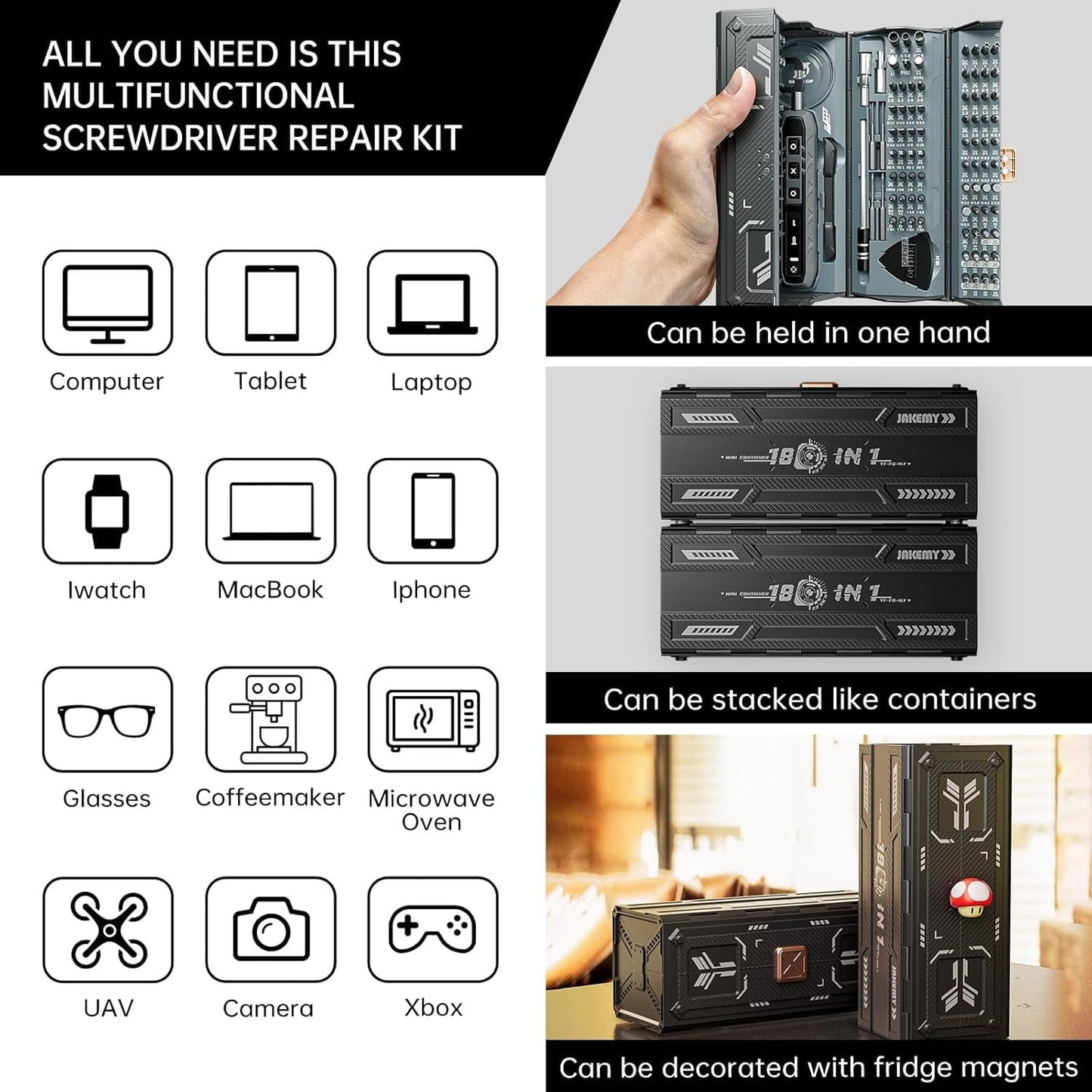 180 In 1 Precision Electric Screwdriver Set