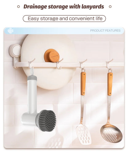 Multifunctional Cordless Electric Cleaning Brush Set