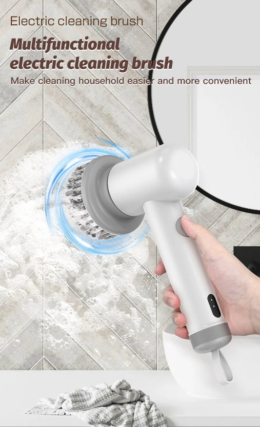 Multifunctional Cordless Electric Cleaning Brush Set